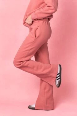 Ivy City Flare Sweatpants In Pink -Ivy City Co Dress SweatpantsFlarePink Studio 2 844688