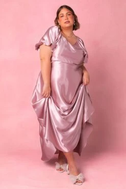 Tessie Dress In Blush -Ivy City Co Dress TessieBlush1 510799