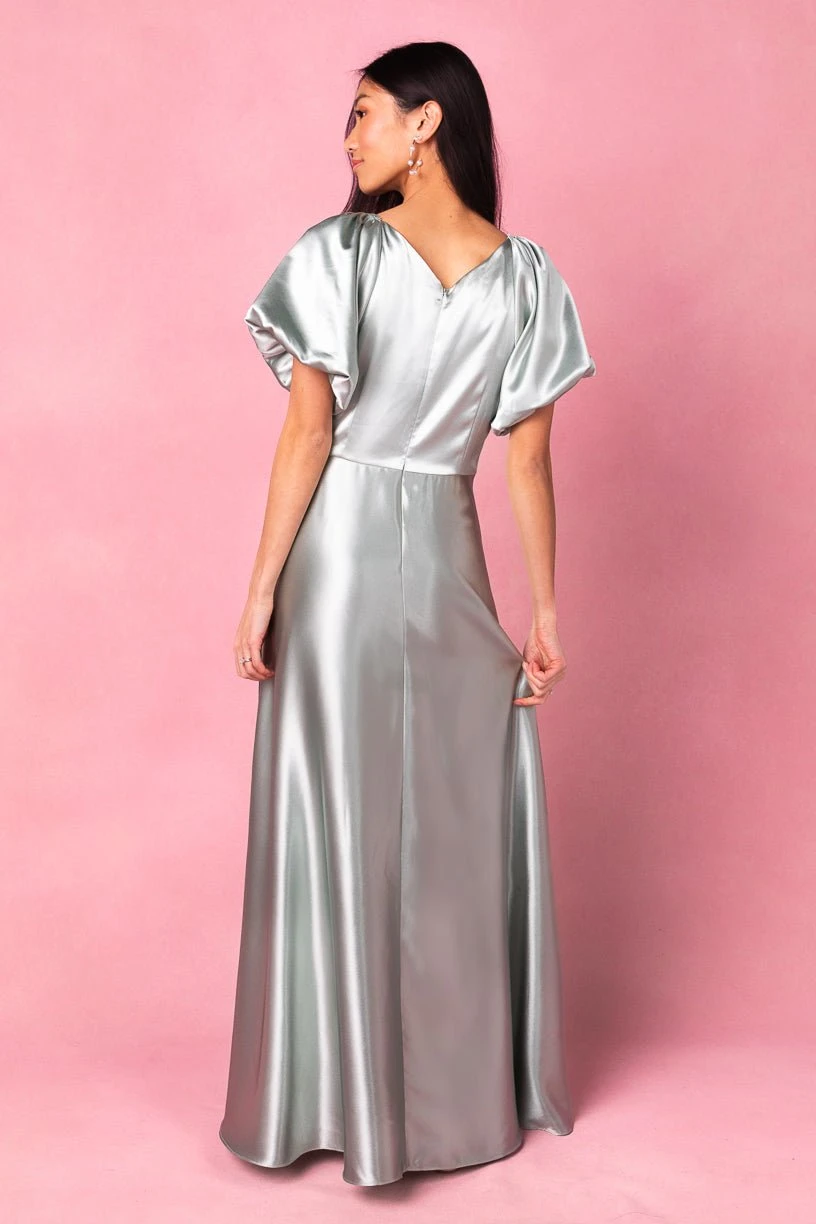 Tessie Dress In Sage 6 Tessie Dress In Sage - Image 6