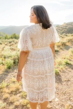 Venice Dress With Flutter Sleeves In Champagne - FINAL SALE 24 Venice Dress With Flutter Sleeves In Champagne - FINAL SALE -Ivy City Co Dress Venice Flutter Sleeve 33 418704