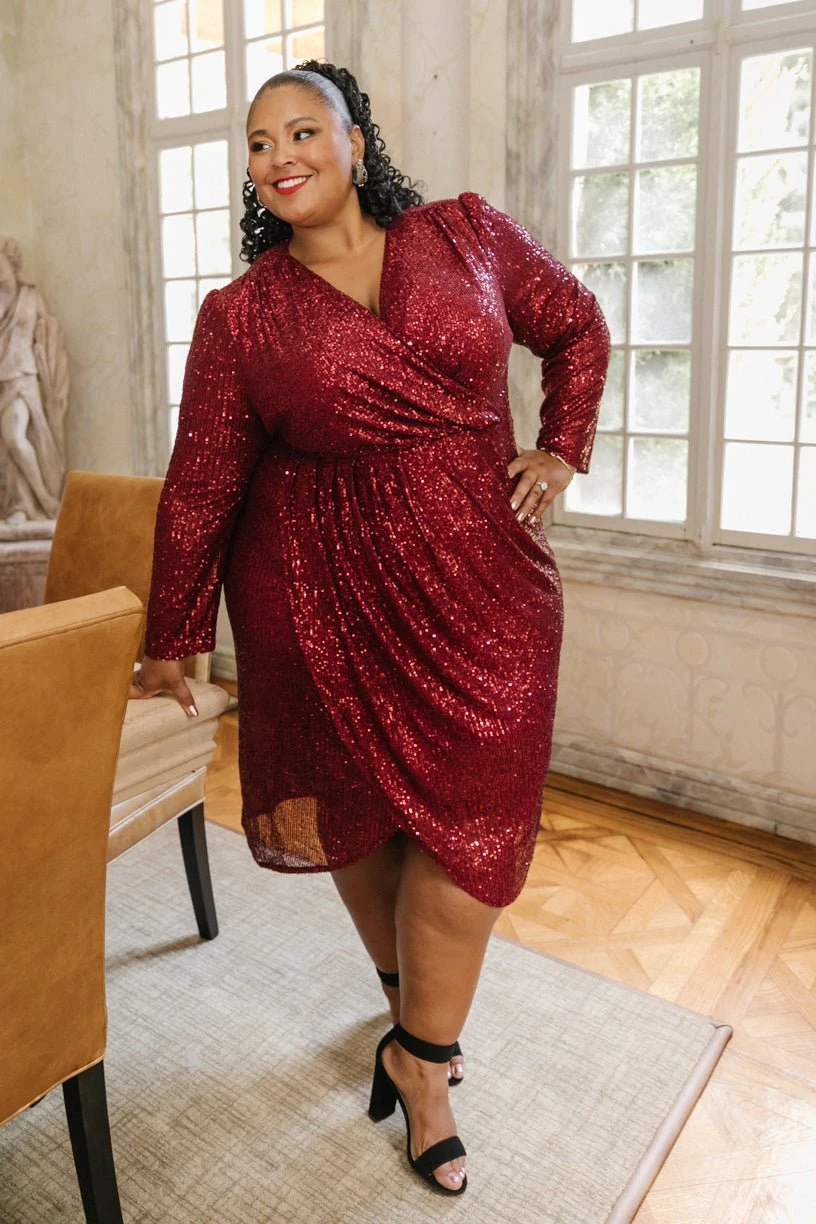 Starstruck Dress In Wine - FINAL SALE 11 Starstruck Dress In Wine - FINAL SALE - Image 11