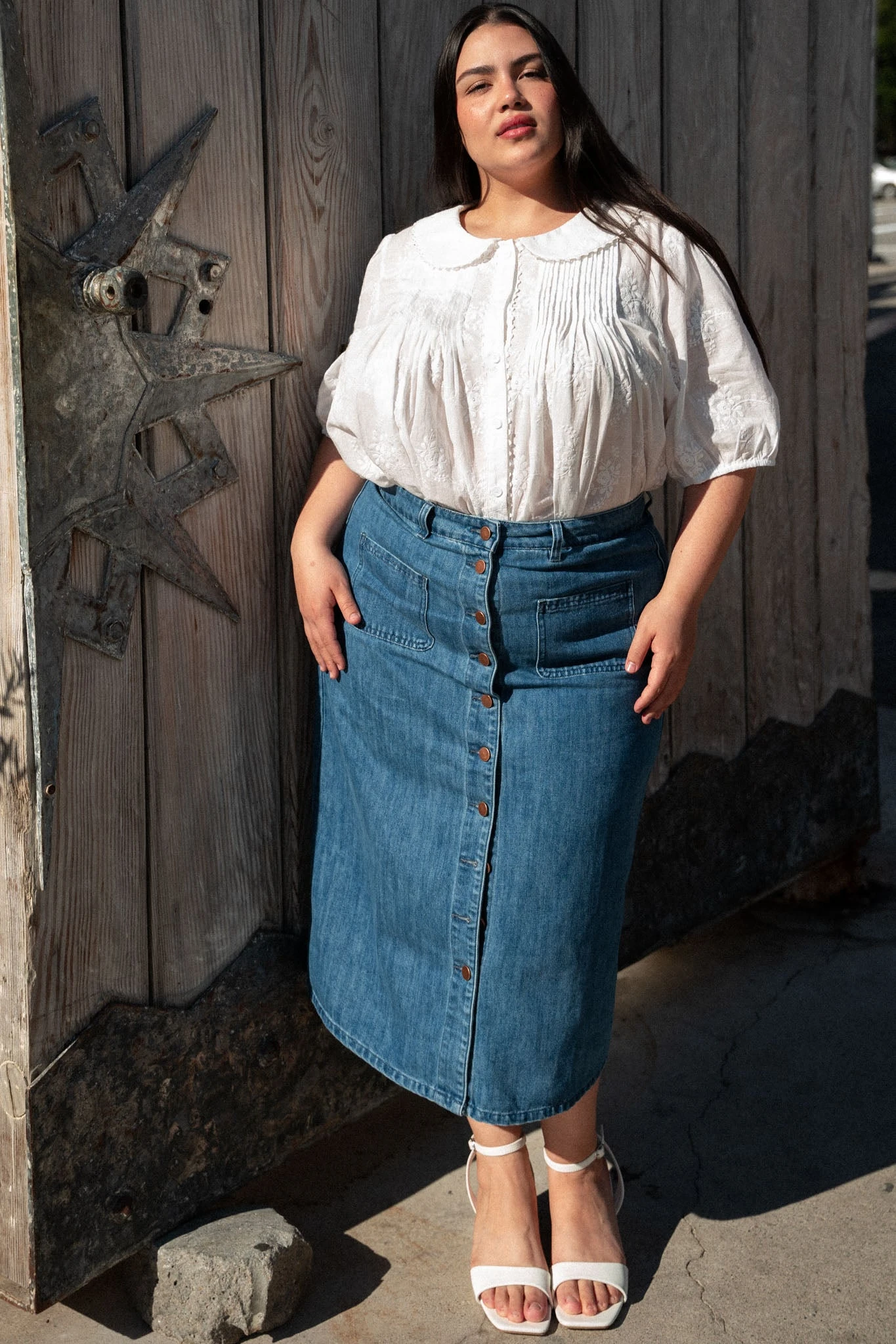 Emma Denim Skirt 2 Emma Denim Skirt - Image 2