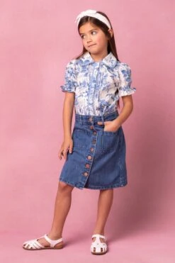 Mini Emma Denim Skirt -Ivy City Co Dress WEB EMMADENIM 6