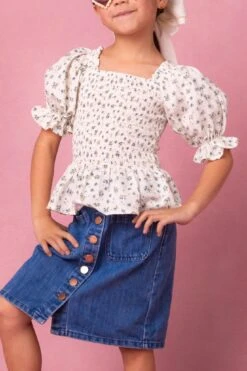 Mini Emma Denim Skirt -Ivy City Co Dress WEB EMMADENIM 9