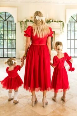 Ballerina Dress In Red - FINAL SALE 21 Ballerina Dress In Red - FINAL SALE -Ivy City Co Dress WEB HOLIDAY1 ballerinared 4239 868429