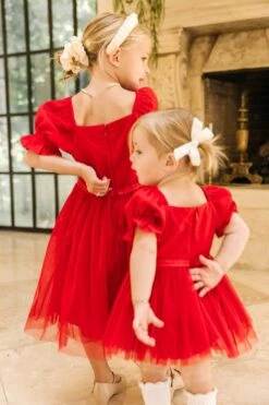 Baby Ballerina Dress Set In Red - FINAL SALE -Ivy City Co Dress WEB HOLIDAY1 ballerinared 4325 15e28a64 9b3c 4bd1 a72b 58490ad20a7e 514974