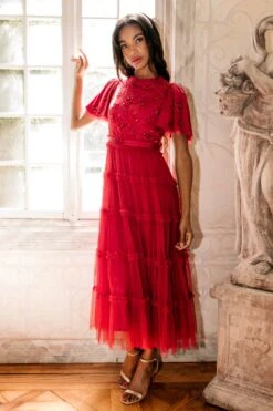 Anastasia Dress - FINAL SALE -Ivy City Co Dress WEB Holiday ch2 ANASTASIARED 4752 138106