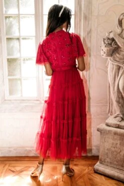 Anastasia Dress - FINAL SALE -Ivy City Co Dress WEB Holiday ch2 ANASTASIARED 4756 766704