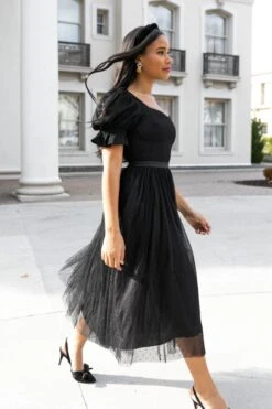 Ballerina Dress In Black 19 Ballerina Dress In Black -Ivy City Co Dress WEB IVY NOIRCOLLECTION3 108 576537
