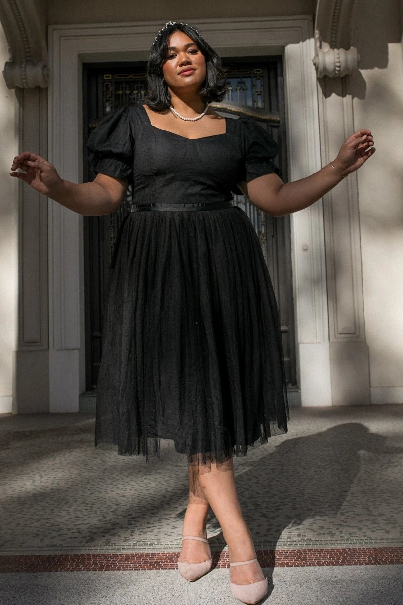 Ballerina Dress In Black 3 Ballerina Dress In Black - Image 3