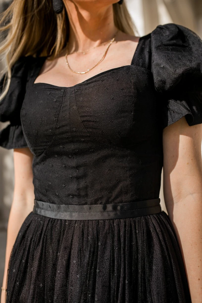 Ballerina Dress In Black 9 Ballerina Dress In Black - Image 9