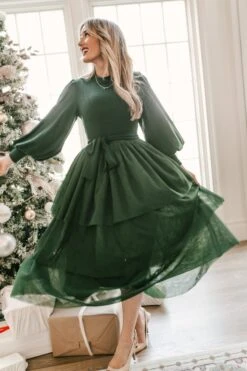 Ivy City Co Dress 22 Cosette Dress In Green - FINAL SALE