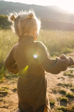 Mini Jensen Dress In Mocha - FINAL SALE -Ivy City Co Dress WEB JensenDress FW23 LindsayArnold 17