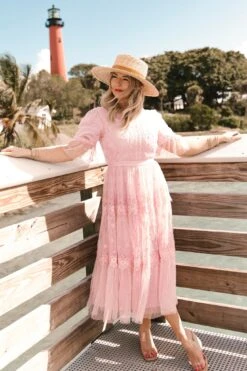 Jules Dress In Pink -Ivy City Co Dress WEB JulesPink Florida SS23 22