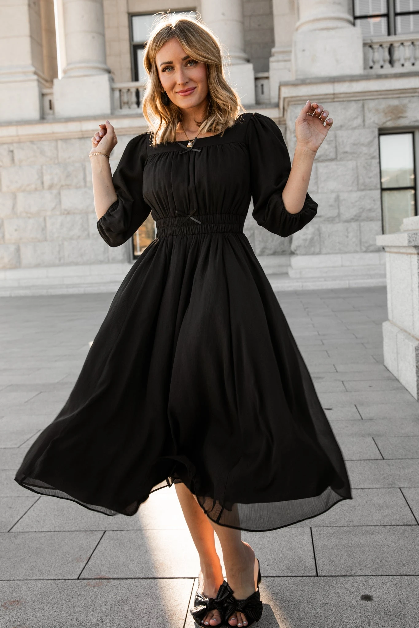 Do-Re-Mi Dress In Black - FINAL SALE 11 Do-Re-Mi Dress In Black - FINAL SALE - Image 11