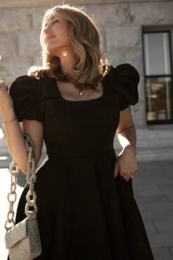 Nina Bow Flare Dress - FINAL SALE 15 Nina Bow Flare Dress - FINAL SALE -Ivy City Co Dress WEB Noir 2023 nina 39