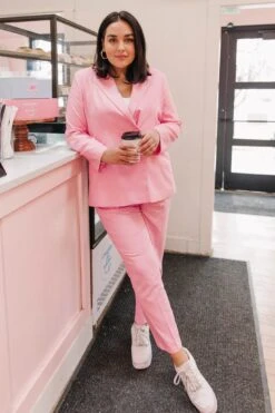 Power Suit In Pink -Ivy City Co Dress WEB POWERSUIT 2