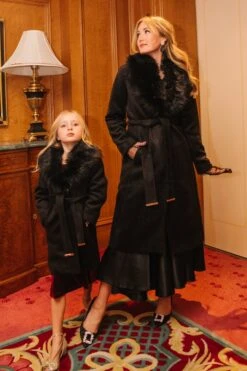 Mini Sloane Coat In Black - FINAL SALE 29 Mini Sloane Coat In Black - FINAL SALE -Ivy City Co Dress WEB Sloane Coat Black 2 2 7f929056 db43 4a3b 8fc7 f8a47300a28b 918438