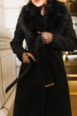 Sloane Coat In Black - FINAL SALE -Ivy City Co Dress WEB Sloane Coat Black 2 31 736284