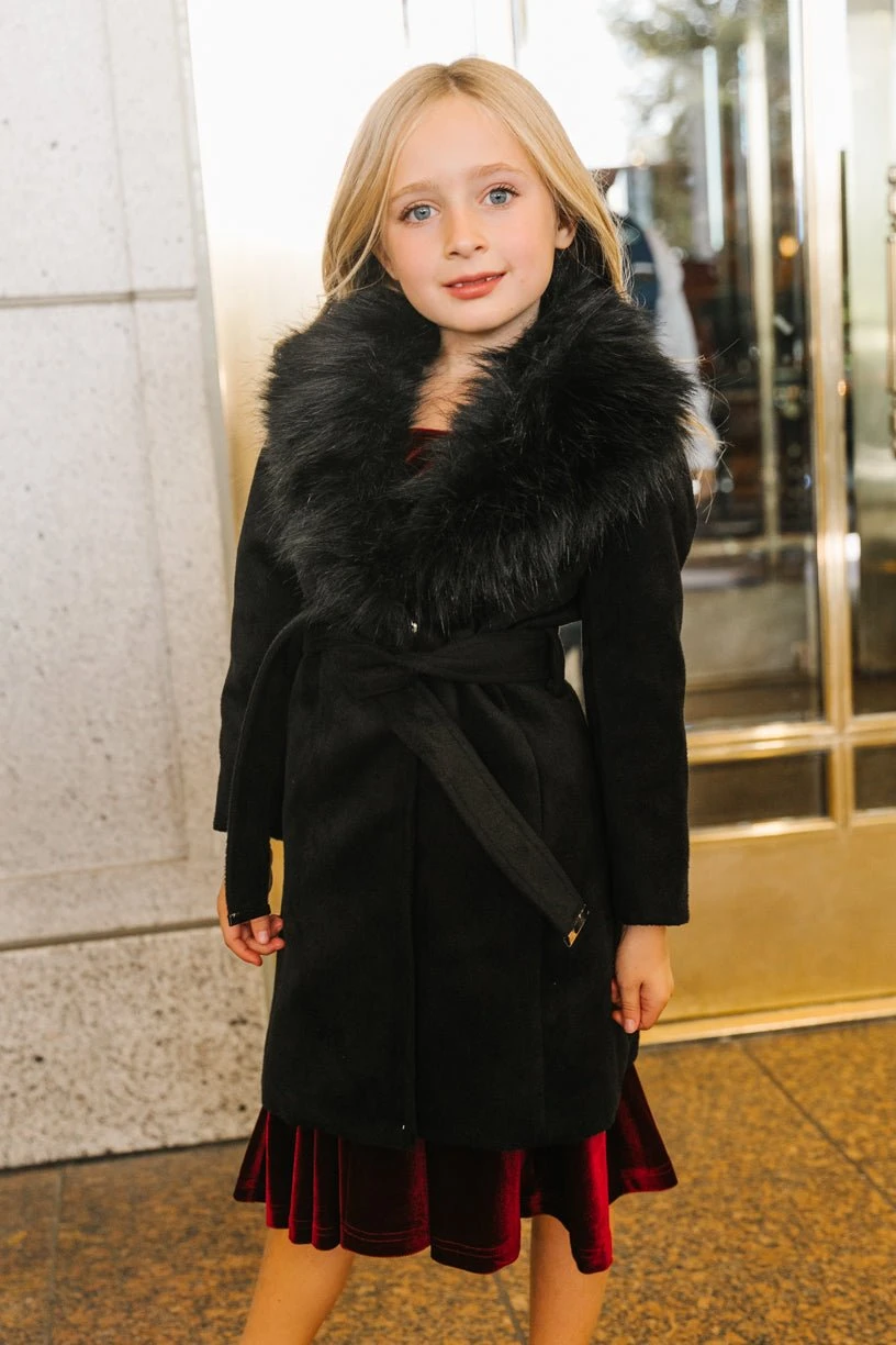 Mini Sloane Coat In Black - FINAL SALE 12 Mini Sloane Coat In Black - FINAL SALE - Image 12