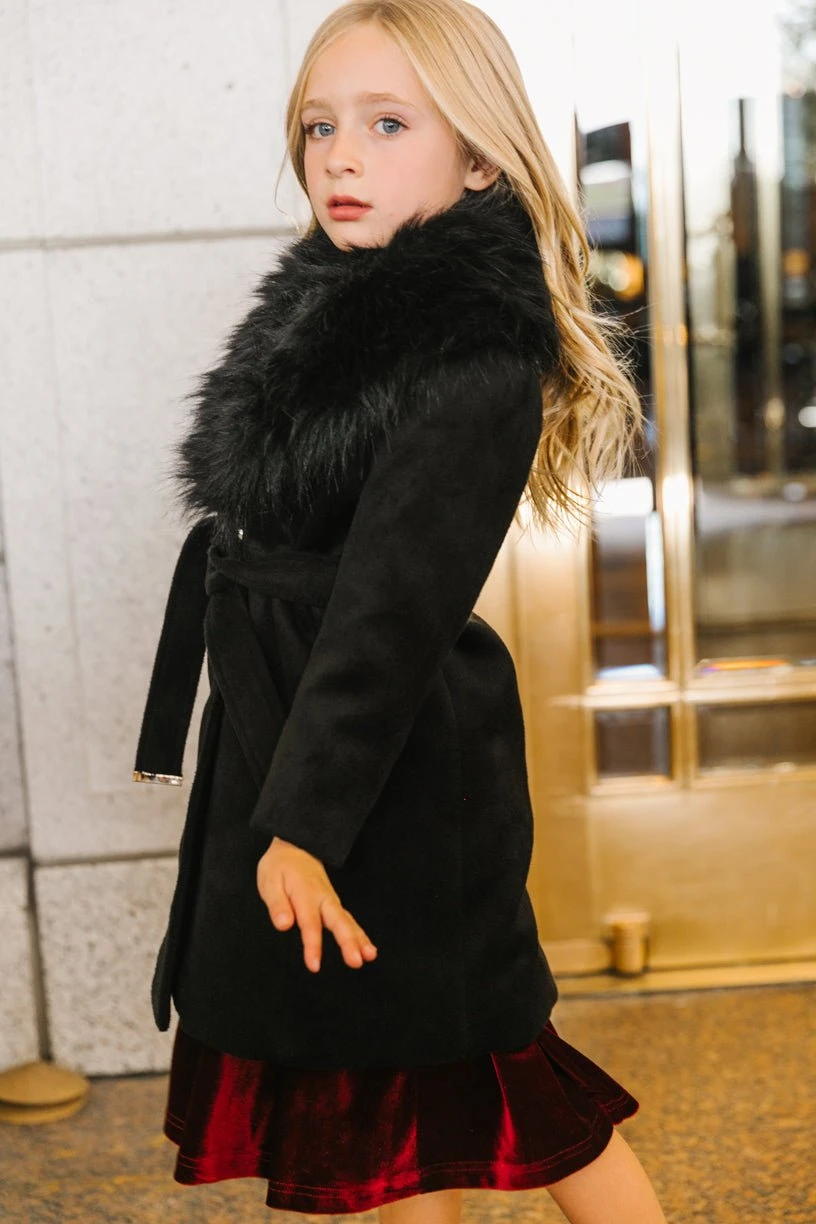 Mini Sloane Coat In Black - FINAL SALE 13 Mini Sloane Coat In Black - FINAL SALE - Image 13