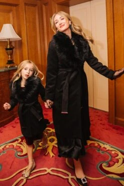 Mini Sloane Coat In Black - FINAL SALE 24 Mini Sloane Coat In Black - FINAL SALE -Ivy City Co Dress WEB Sloane Coat Black 2 8 3e15e81f 3883 4482 810c 64055f89b733 701711