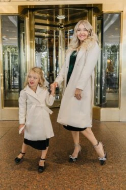 Sloane Coat In Cream - FINAL SALE -Ivy City Co Dress WEB Sloane Coat Cream 2 3 825294