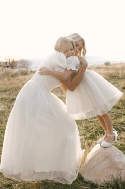 Mini Ballerina Dress In White -Ivy City Co Dress WEB WINTERWHITES BALLERINA2 23 539812