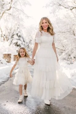 Mini Whimsical Dress In White 25 Mini Whimsical Dress In White -Ivy City Co Dress WEB WINTERWHITES whimsical 4 729080