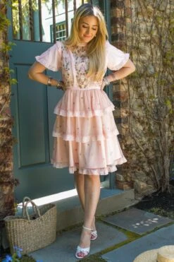 Ingrid Embroidered Dress - FINAL SALE -Ivy City Co Dress WEBAdultIngrid 4 202091