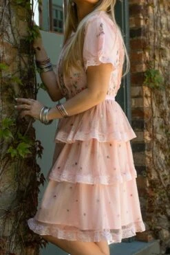 Ingrid Embroidered Dress - FINAL SALE -Ivy City Co Dress WEBAdultIngrid 5 751395