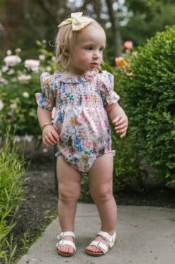 Baby Cordelia Floral Romper