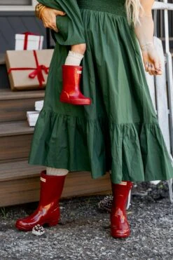 Addie Dress In Green - FINAL SALE -Ivy City Co Dress addiegreen 5 317231