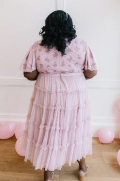 Anastasia Dress In Mauve -Ivy City Co Dress anastasia mauve 08 769933