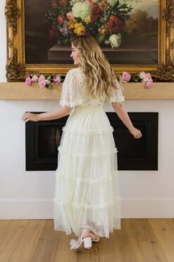 Annalise Dress In Light Yellow - FINAL SALE -Ivy City Co Dress annalise 05 948251