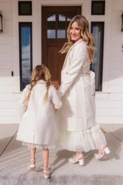 Sloane Coat In Cream - FINAL SALE -Ivy City Co Dress annalise 23 421714