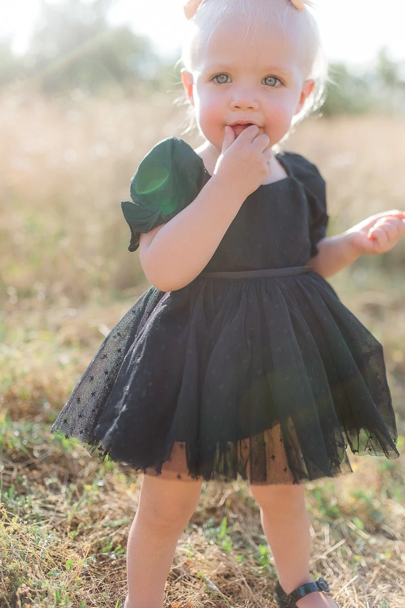 Baby Ballerina Dress Set In Black 1 Baby Ballerina Dress Set In Black
