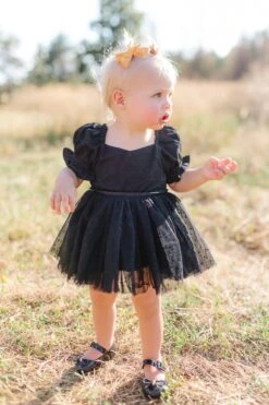 Baby Ballerina Dress Set In Black 21 Baby Ballerina Dress Set In Black -Ivy City Co Dress baby ballerina black 04 188423