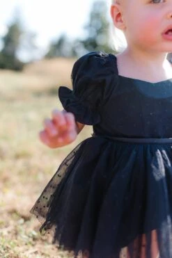 Baby Ballerina Dress Set In Black 15 Baby Ballerina Dress Set In Black -Ivy City Co Dress baby ballerina black 05 650789