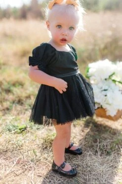 Baby Ballerina Dress Set In Black 23 Baby Ballerina Dress Set In Black -Ivy City Co Dress baby ballerina black 09 871508
