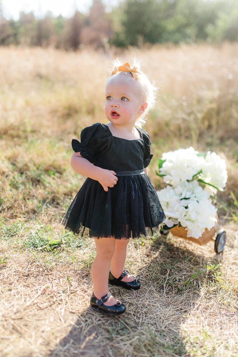 Baby Ballerina Dress Set In Black 6 Baby Ballerina Dress Set In Black - Image 6
