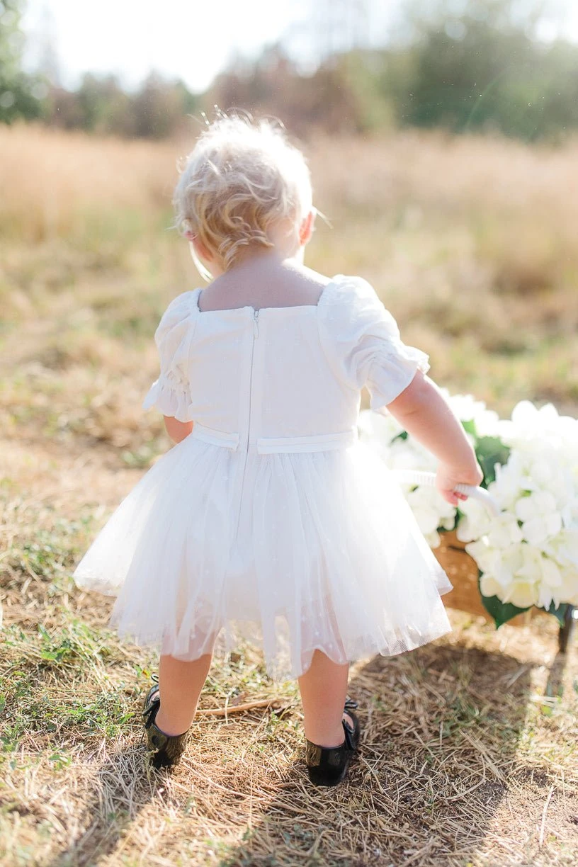 Baby Ballerina Dress Set In White 5 Baby Ballerina Dress Set In White - Image 5