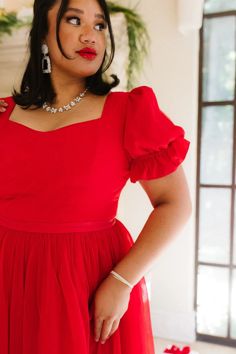 Ballerina Dress In Red - FINAL SALE 7 Ballerina Dress In Red - FINAL SALE - Image 7