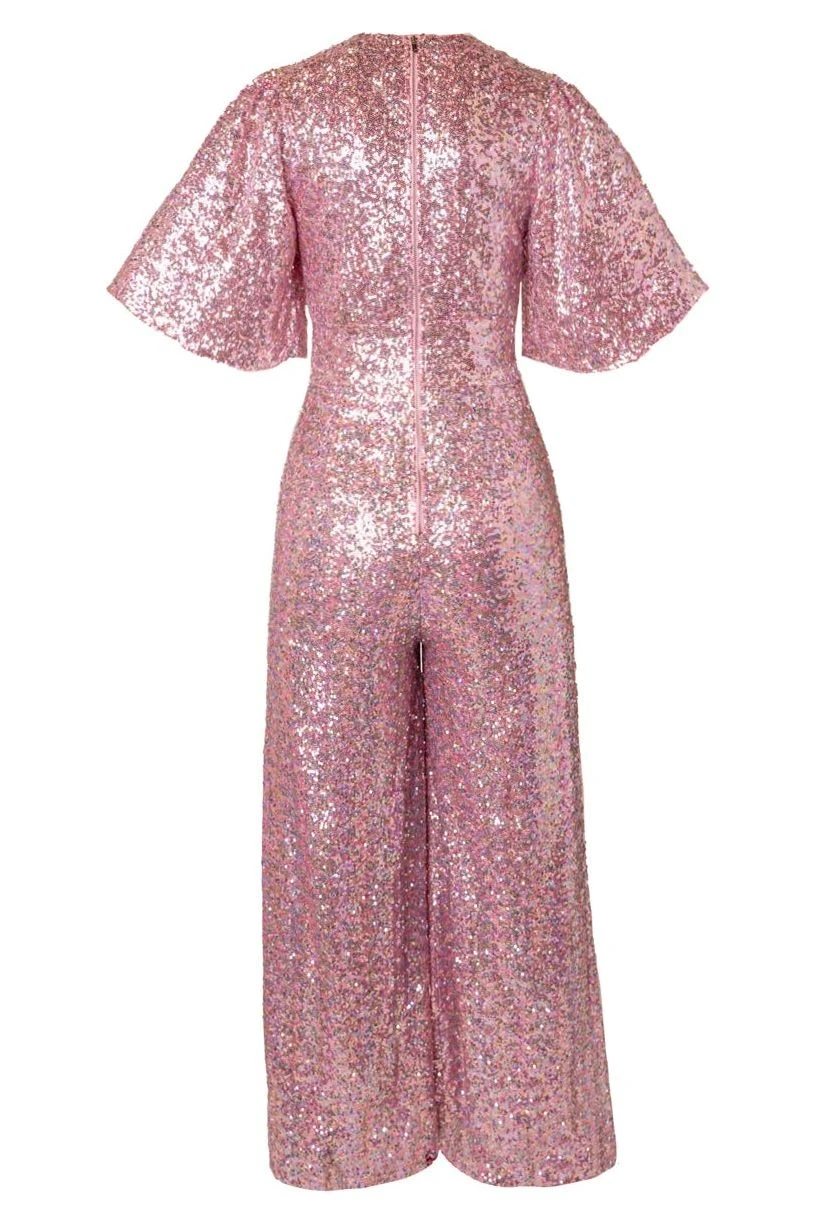 Bejeweled Sequin Jumpsuit 5 Bejeweled Sequin Jumpsuit - Image 5