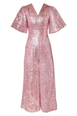 Bejeweled Sequin Jumpsuit 13 Bejeweled Sequin Jumpsuit -Ivy City Co Dress bejweledJumpsuit front 870837