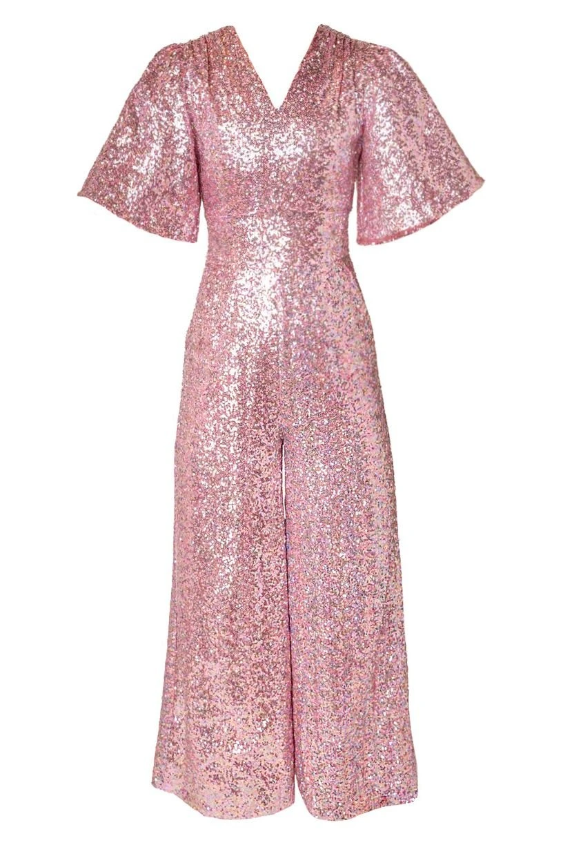 Bejeweled Sequin Jumpsuit 4 Bejeweled Sequin Jumpsuit - Image 4