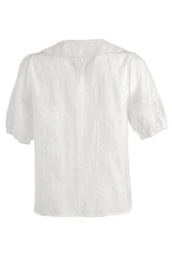 Betty Blouse In White -Ivy City Co Dress bettyBlouse back 400376