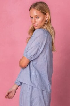 Betty Blouse In Blue 18 Betty Blouse In Blue -Ivy City Co Dress bettyblue studio 11 862156