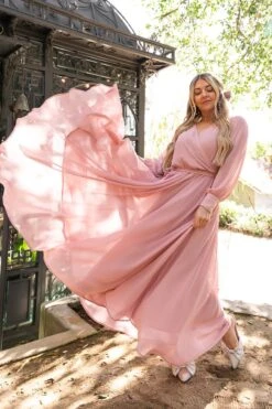 Andie Dress In Blush -Ivy City Co Dress bridesmaids 165 973061