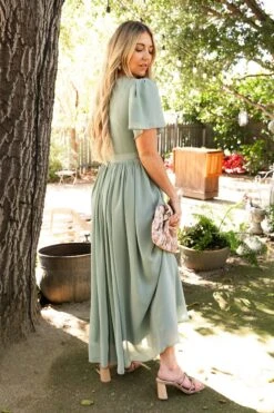 Abbie Dress In Sage -Ivy City Co Dress bridesmaids 171 467221